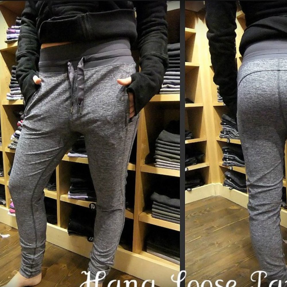 Lululemon Rulu Hang Loose Pant Heathered Coal - Picture 3 of 13